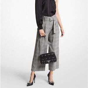 Michael Kors Belted Pleated Culottes